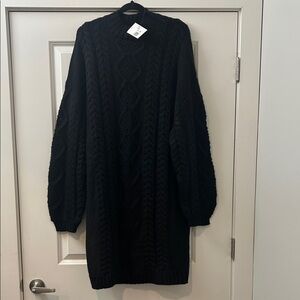 Forever 21 Cable Knit Sweater Dress